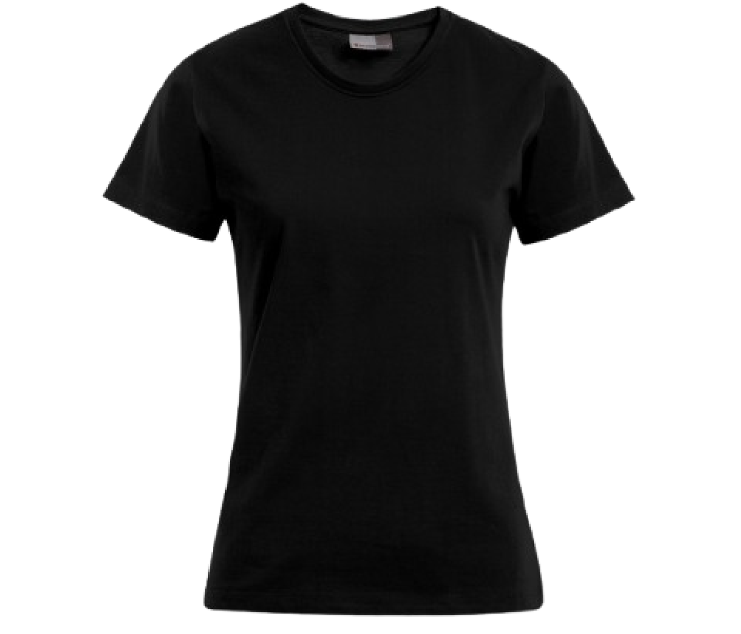 Premium dámské lehce vypasované tričko s vlastním potiskem