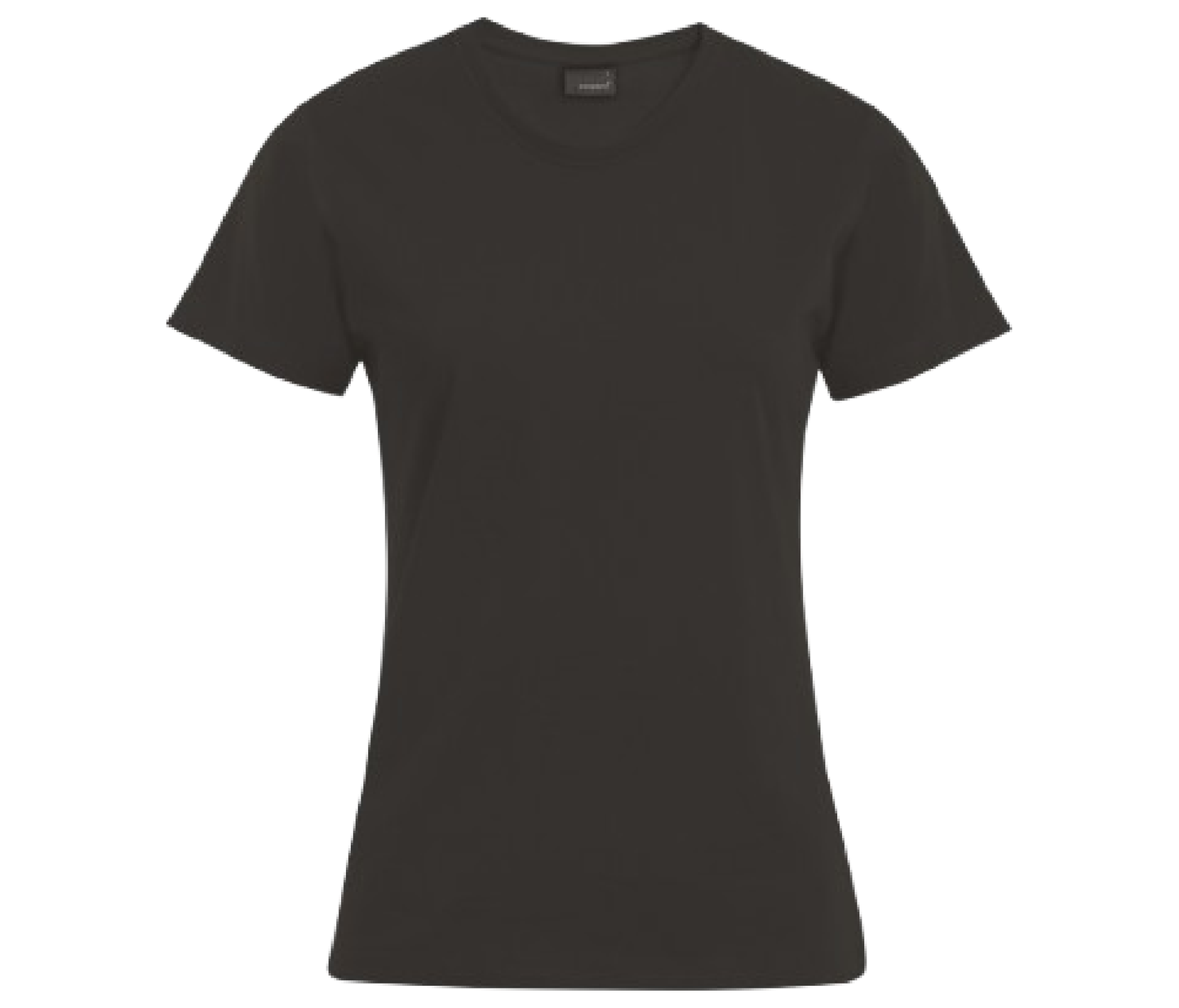 Premium dámské lehce vypasované tričko s vlastním potiskem