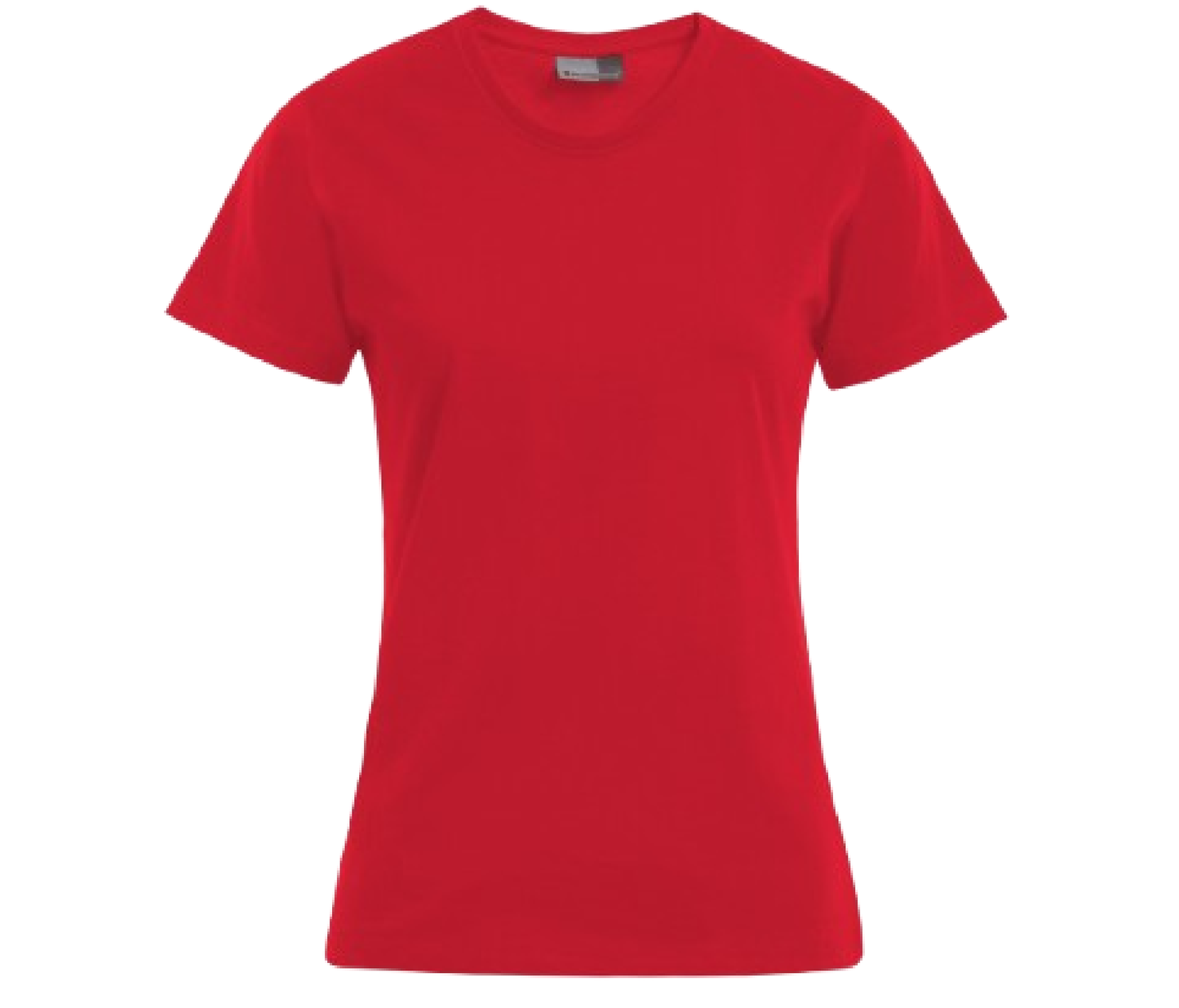 Premium dámské lehce vypasované tričko s vlastním potiskem