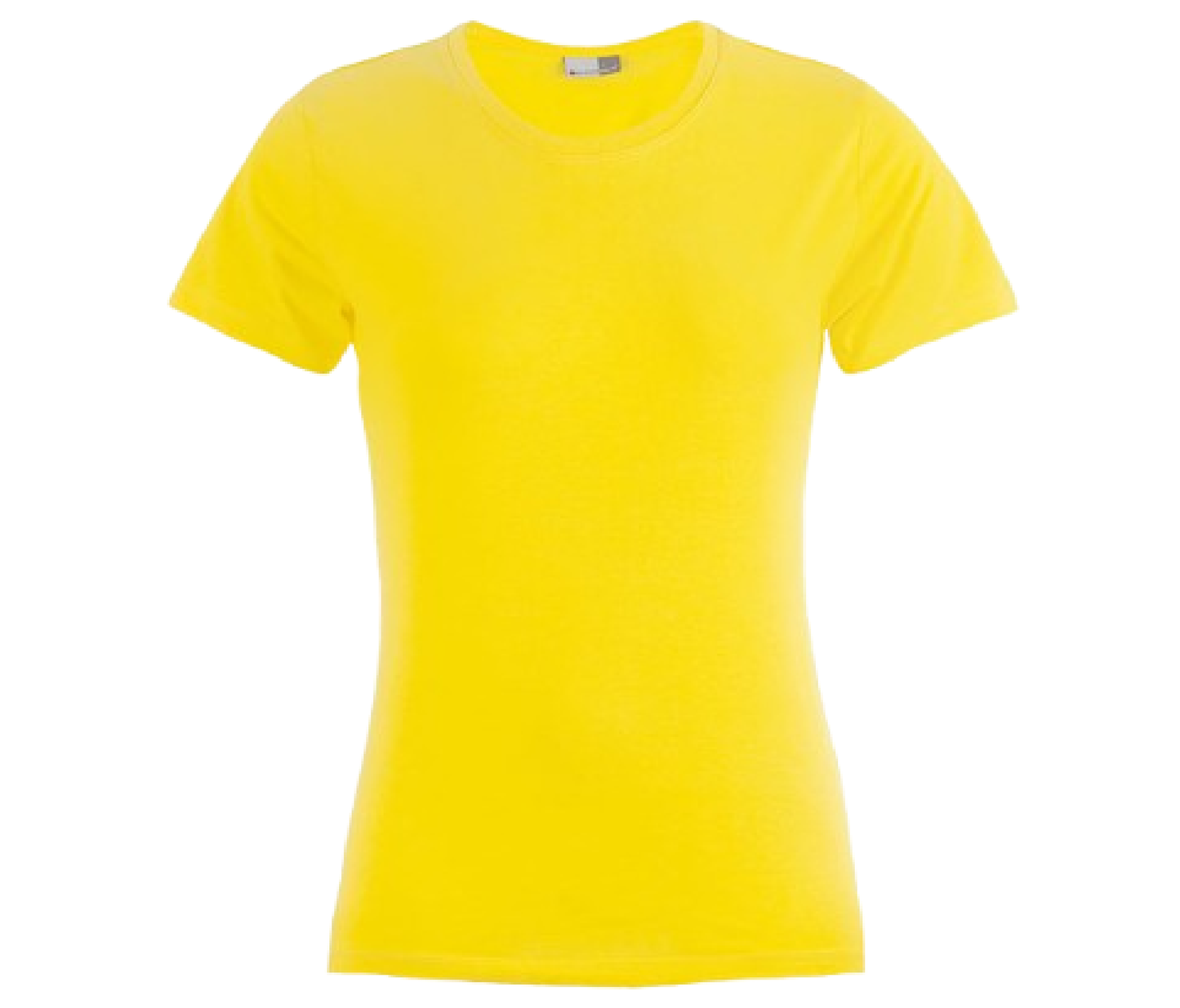 Premium dámské lehce vypasované tričko s vlastním potiskem