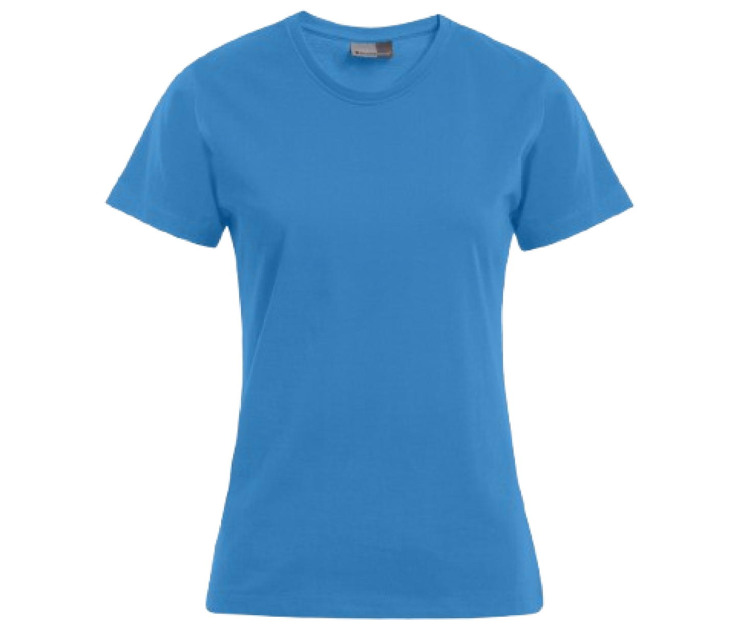 Premium dámské lehce vypasované tričko s vlastním potiskem