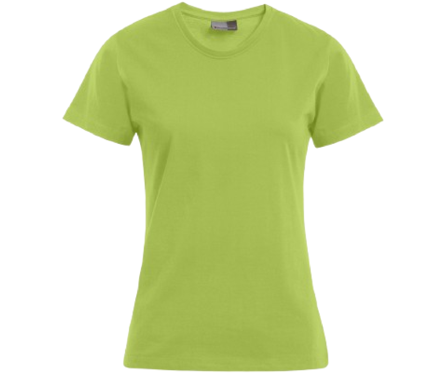 Premium dámské lehce vypasované tričko s vlastním potiskem