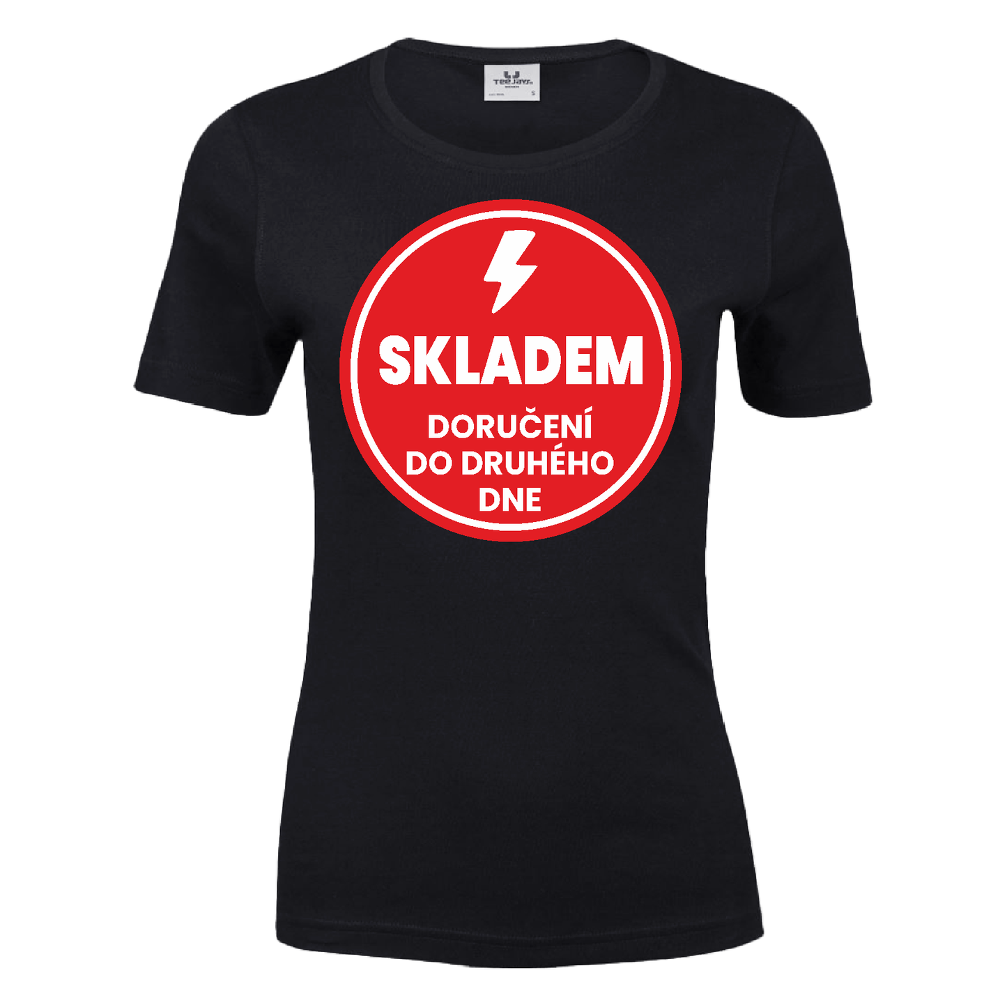 Luxusní dámské vypasované tričko s vlastním potiskem